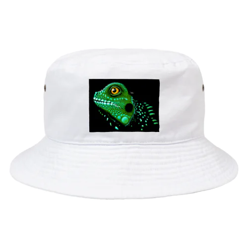 グリーンイグアナ Bucket Hat