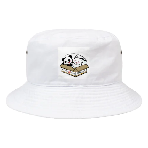 ネ🈹イラストロゴ白 Bucket Hat