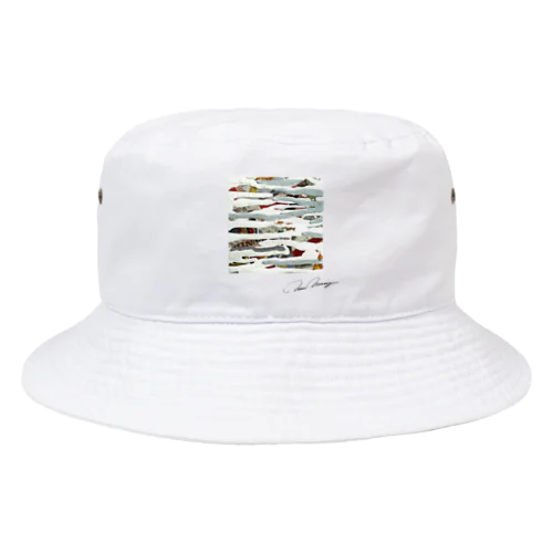 時の隙間 ブロック バックロゴマーク無し Bucket Hat