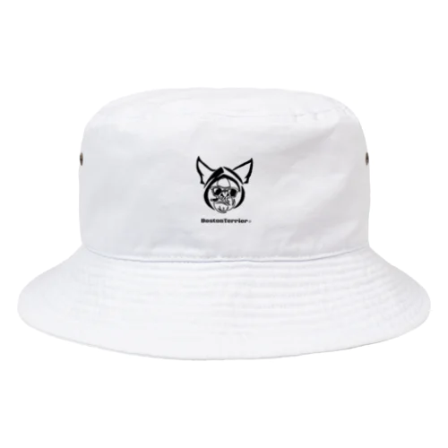 Borston Terrier~Cool White~ バケットハット