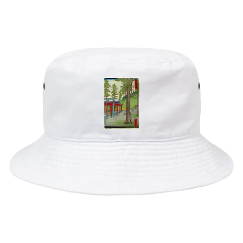 東京名所四十八景　王子稲荷内白狐乃社 Bucket Hat