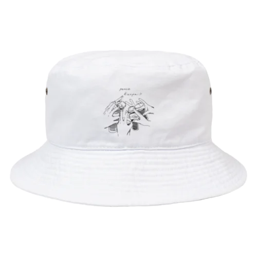 出前館創業者花蜜幸伸さんのPEACEKANPAI！プロジェクト Bucket Hat