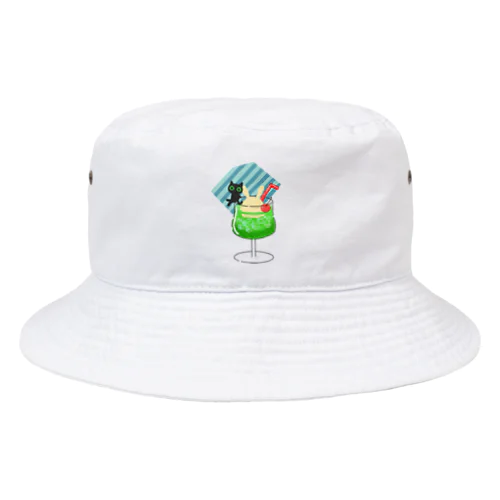 シュワシュワ　フチネコさん Bucket Hat