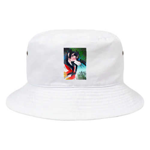 幻想の初個展記念グッズ。 Bucket Hat