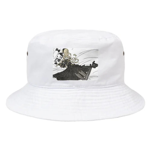 Mode-lolita_black Bucket Hat