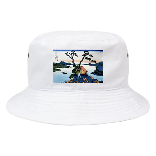 葛飾北斎_冨嶽三十六景　信州諏訪湖 Bucket Hat