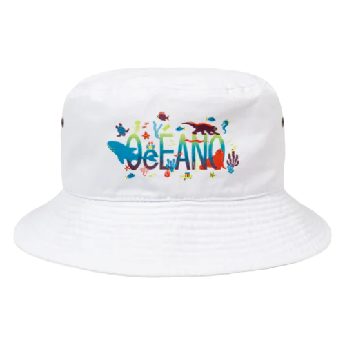 El Océano（背景透明） Bucket Hat