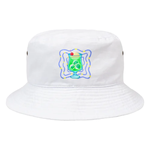 涼しげクリームソーダ Bucket Hat