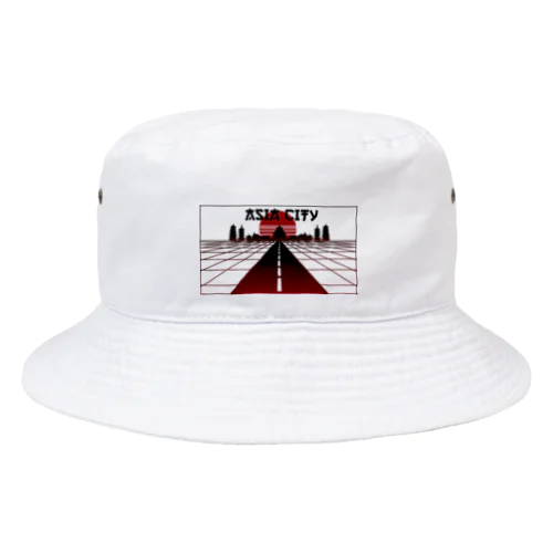  vaporwave asiacity  Bucket Hat