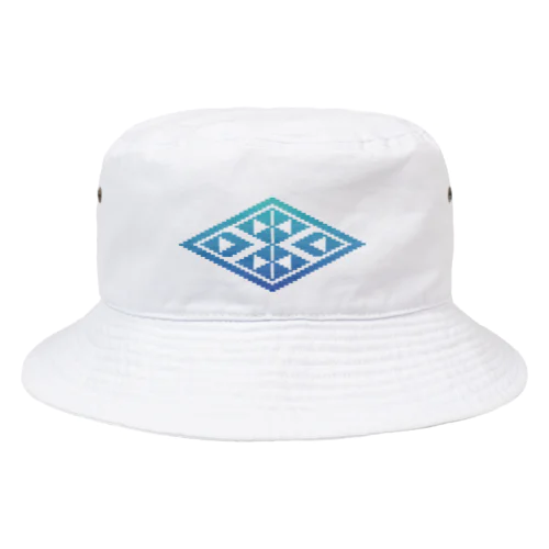 南部菱刺し うまのまなぐ Bucket Hat