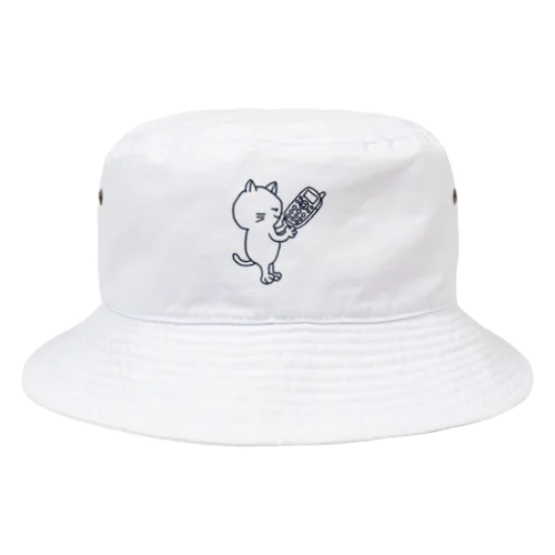 ガラケー猫 Bucket Hat