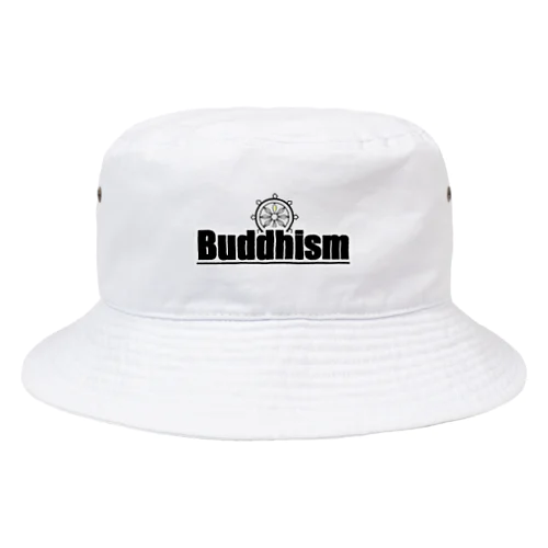 【ロゴ】Buddhism(ブディズム）シリーズ Bucket Hat
