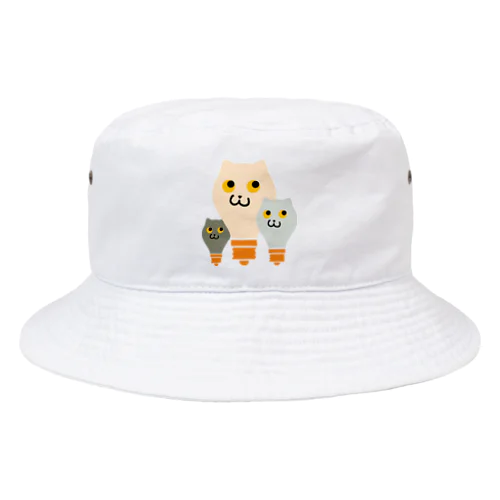 ねこふくろう電球 Bucket Hat