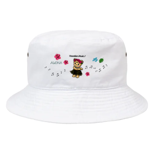 ハワイアンミュージック 音符( ' '♬) Bucket Hat