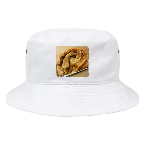 豚バラは飲みものです Bucket Hat