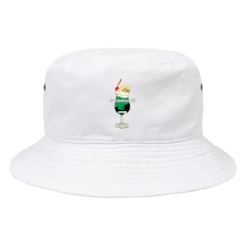 クリームソーダ Bucket Hat