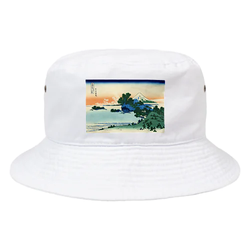 葛飾北斎_冨嶽三十六景　相州七里浜( Bucket Hat