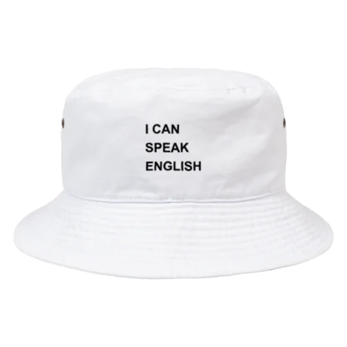 I CAN SPEAK ENGLISH バケットハット