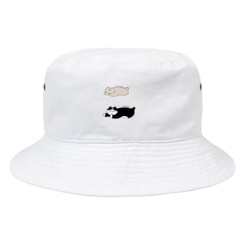 キャンバーねこたち Bucket Hat