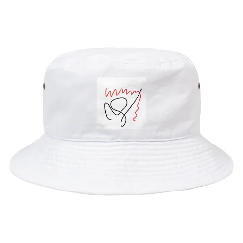 3秒で描き殴った二本の線 Bucket Hat