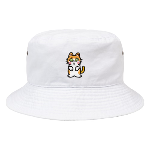 猫は目で語る。【ネネ】 Bucket Hat
