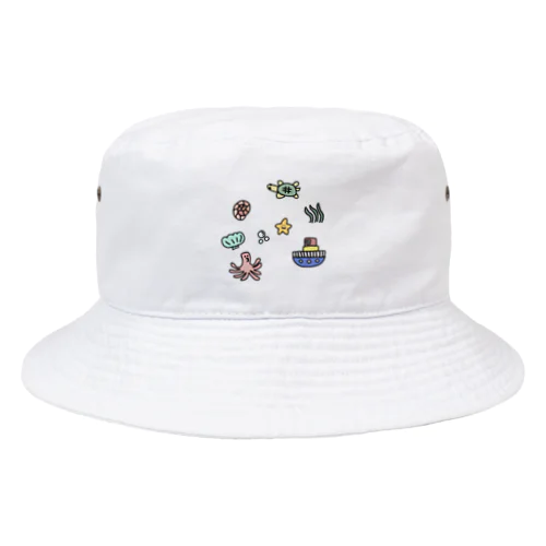 爽やか海の帽子 Bucket Hat