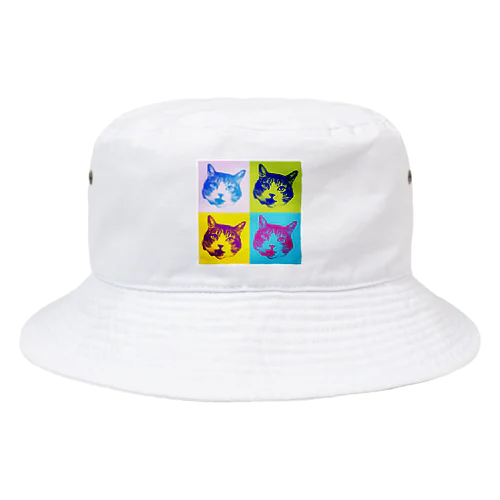 ラン君がいっぱい Bucket Hat