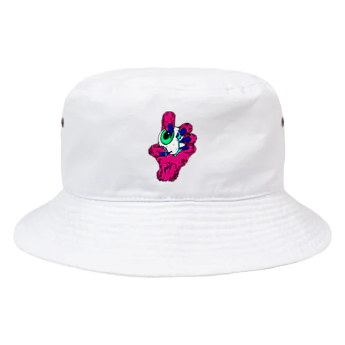 Monsterhand　pink Bucket Hat