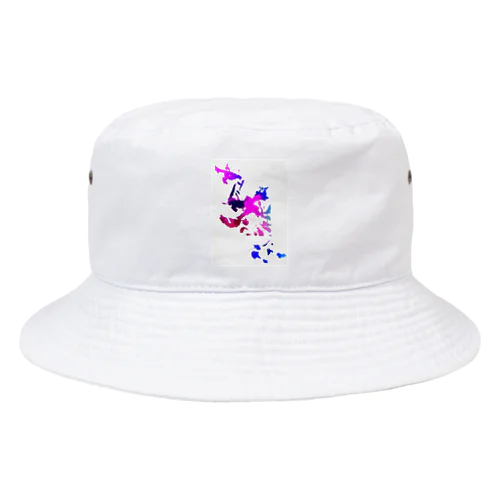 鳳凰(墨絵レインボーver) Bucket Hat