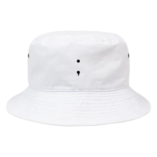セミコロン Bucket Hat