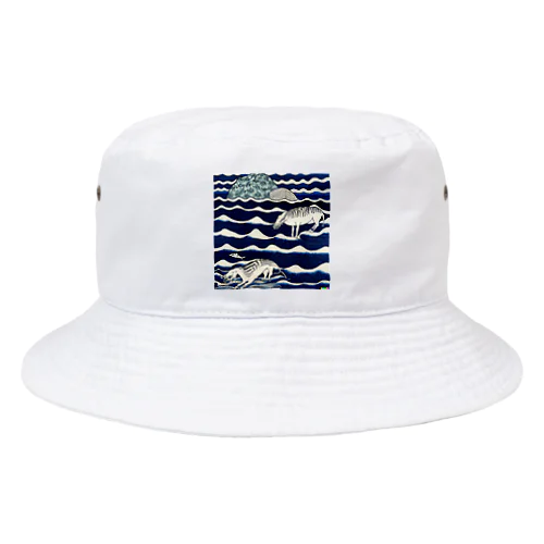 波踊るシマウマ Bucket Hat