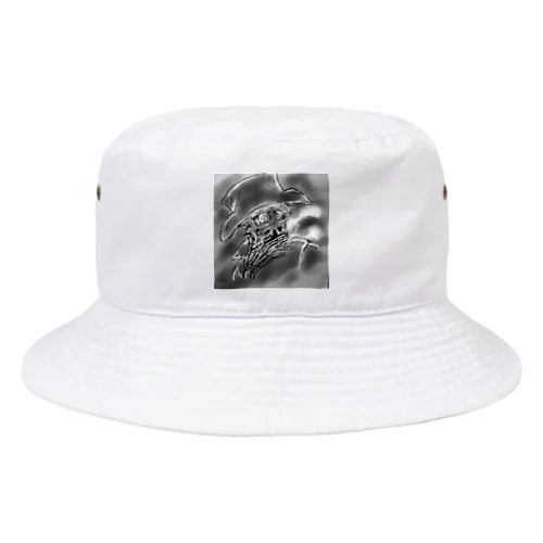 Smoking horror night Bucket Hat