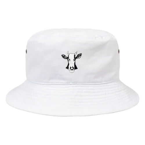 面長の牛 Bucket Hat