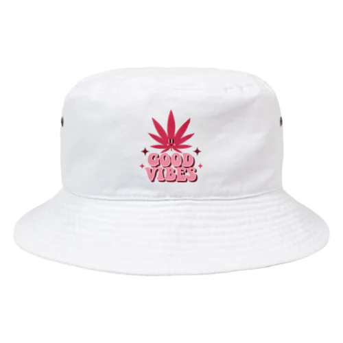 GOOD VIVES グッドバイブス 大麻 マリファナ カナビス ヘンプ ガンジャ Bucket Hat