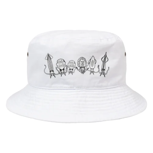 ツリニイキタイVer.TeamSquidSquadオールスターズ（文字なし） Bucket Hat