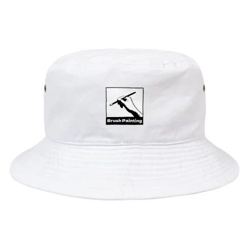 YBK Modelling 筆塗りロゴ Bucket Hat