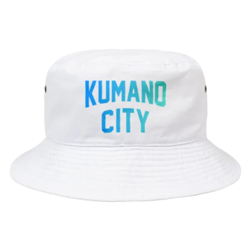 熊野市 KUMANO CITY Bucket Hat