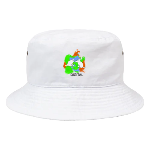 デジタルネコ Bucket Hat