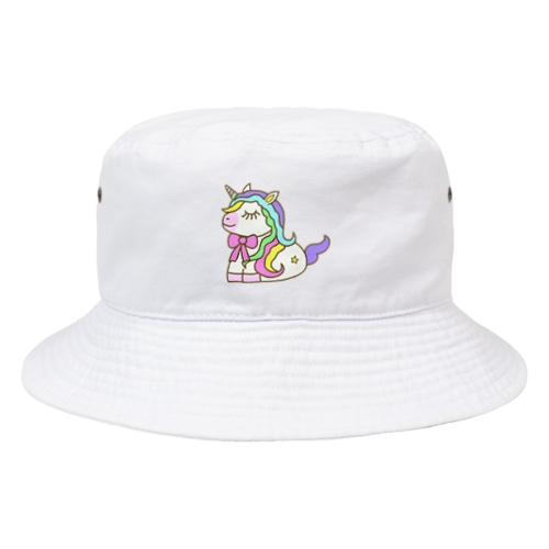 おすわりユニコーン Bucket Hat