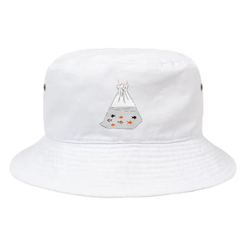 祭りデザイン「金魚すくい」 Bucket Hat