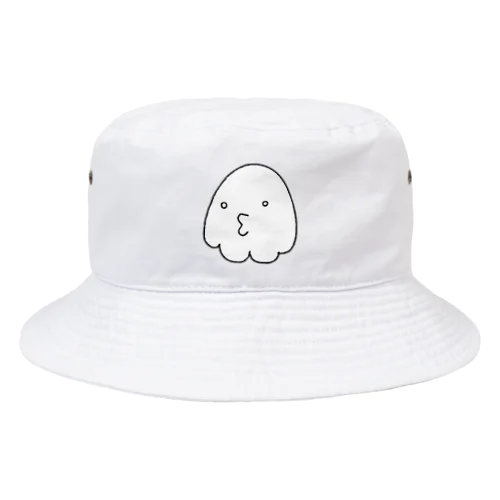 白いマスコット Bucket Hat