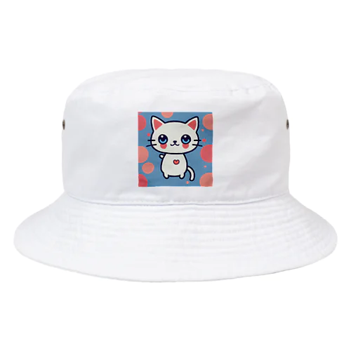 狛猫のミケ「はーとびーと」 Bucket Hat