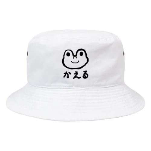 かえるの線画 Bucket Hat