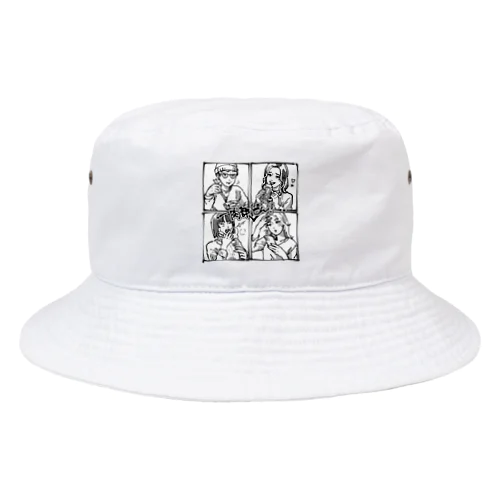 肉部どん Bucket Hat