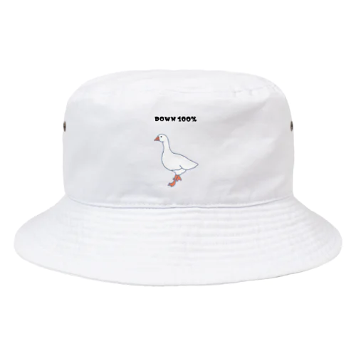 羽毛１００％ Bucket Hat