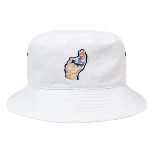 手乗り白文鳥 Bucket Hat