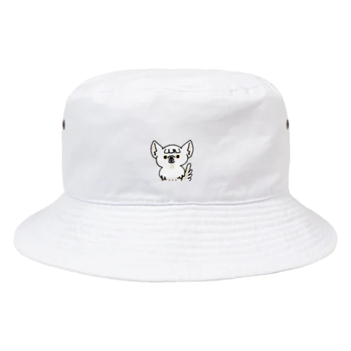 ゆきさんちのマローネさん（まえがみぱっつん） Bucket Hat