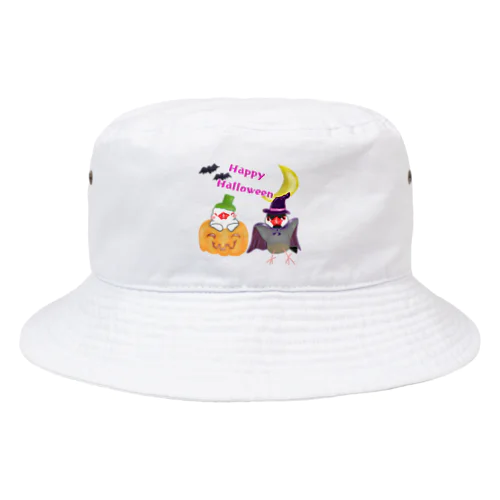 楽しいハロウィン文鳥ず Bucket Hat