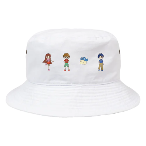 みんなと楽しい！ヒーローショーイラストグッズ Bucket Hat