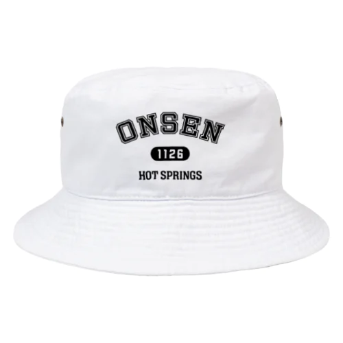 ONSEN (ブラック) Bucket Hat